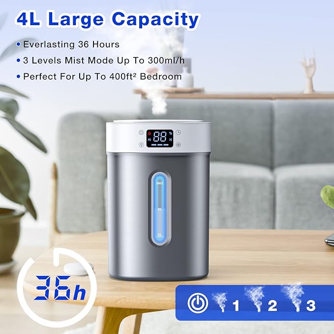 4L Ultrasonic Cool Mist Humidifier - Image 3