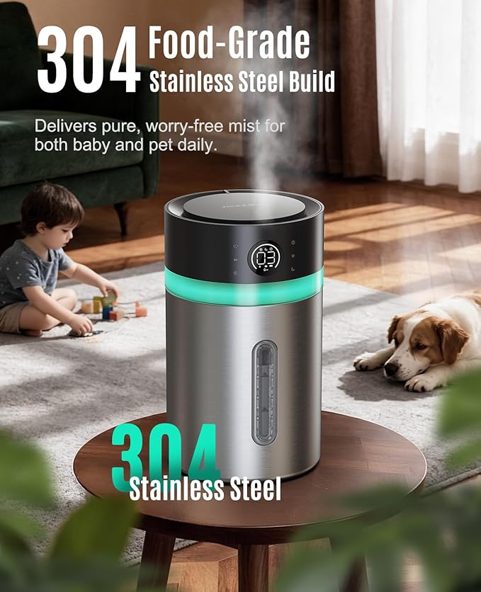 Stainless Steel Humidifier, Dishwasher Safe Humidifiers - Image 2