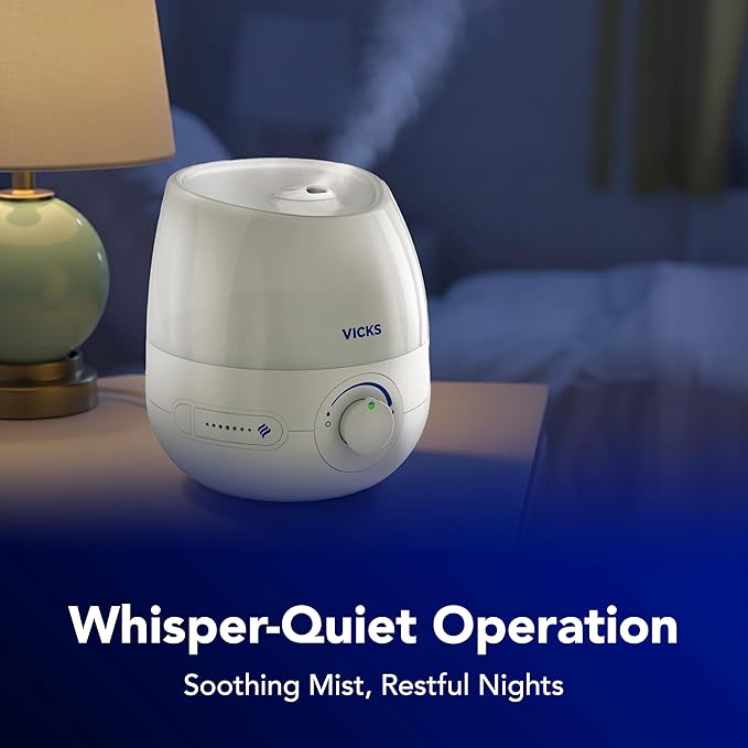 Vicks Mini Filter Free Cool Mist Humidifier, Small Room – Variable Mist Control - Image 5