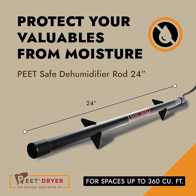 PEET, Safe Dehumidifier Rod, For Up to 300 Cubic Feet of Enclosed Space - Image 2