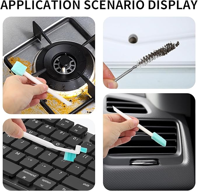 10-PCS Ice Maker Cleaning Brush Set, Small Cleaning Brushes Set & Crevice - Image 5