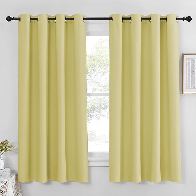 NICETOWN Blackout Curtain Panel 63 inch Long by NICETOWN