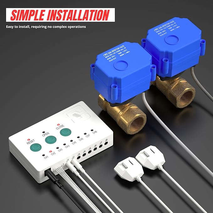 Water Leak Detector, Automatic Water Leak Alarm System, - Image 4