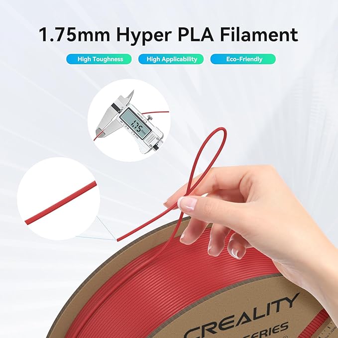 Creality Hyper PLA Filament 1.75mm, 30-600mm/s High Speed 3D Printer Filament - Image 5