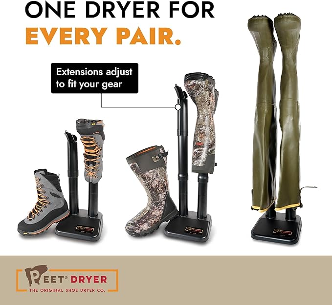 PEET, Electric Shoe Dryer with 2 Sets of 12" Extensions, Effective Drying - Image 4