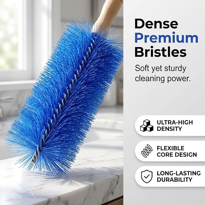 Fan Cleaning Brush, 2026 New Bendable Microfiber Head Dusting Brushes, Reusable - Image 4