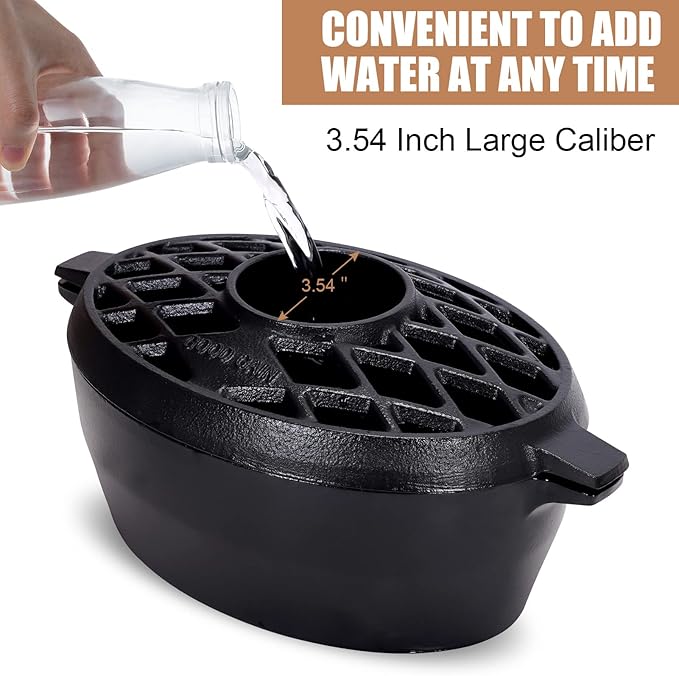 G Good Gain Wood Stove Steamer, Fireplace Humidifier, Cast Iron Humidifier - Image 4