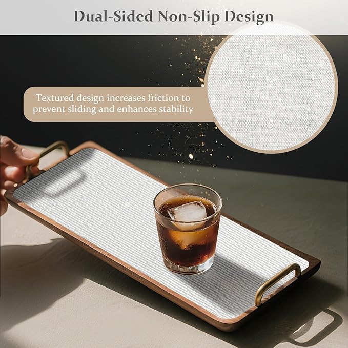 FINNEZ Drawer and Shelf Liner for Kitchen Cabinet Non Adhesive Non Slip 12in x - Image 2