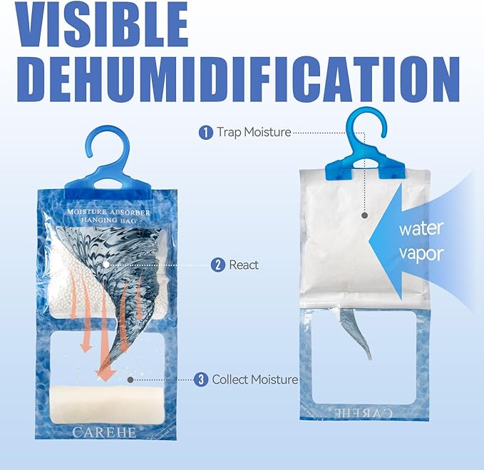 Hanging Moisture Absorbers Bags, Effective Dehumidifiers - Image 2