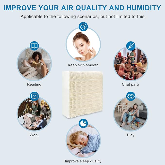 AMI PARTS 2 Pack 1043 Super Humidifier Wick Filter Replacement Compatible - Image 6