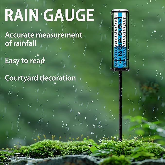 Rain Gauge Outdoor, Accurate Rain Gauges Outdoors Best Rated, Upgraded Freeze - Image 7