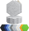 12 Pack Acoustic Panels Self Adhesive Sound Proof Foam, High Density Sound by Amantech