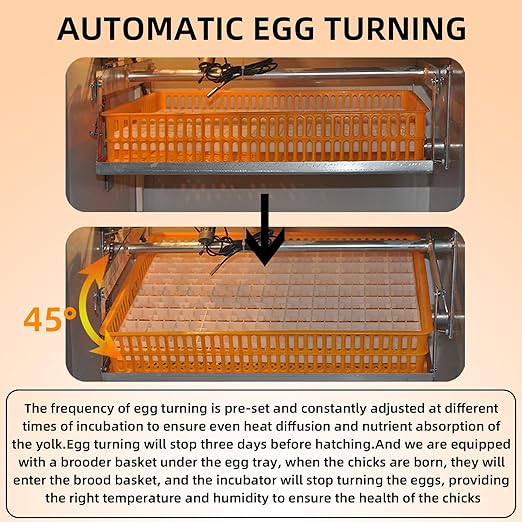 XKV 440 Egg Incubator with Automatic Egg Turning, Temperature Control and - Image 9