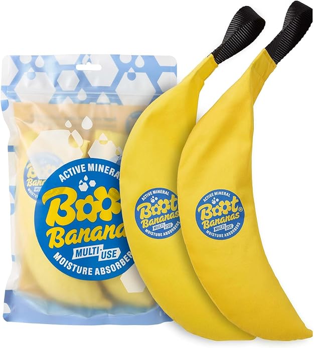 Boot Bananas Shoe Moisture Absorber | Long-Lasting, Reusable Sports Shoe Drying by BootBananas