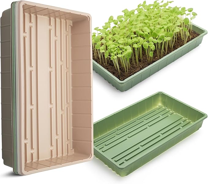 Mr. Pen-Plastic Growing Trays, 5 Pack, Plant Tray, Seed Tray, Propagation Tray by MrPen