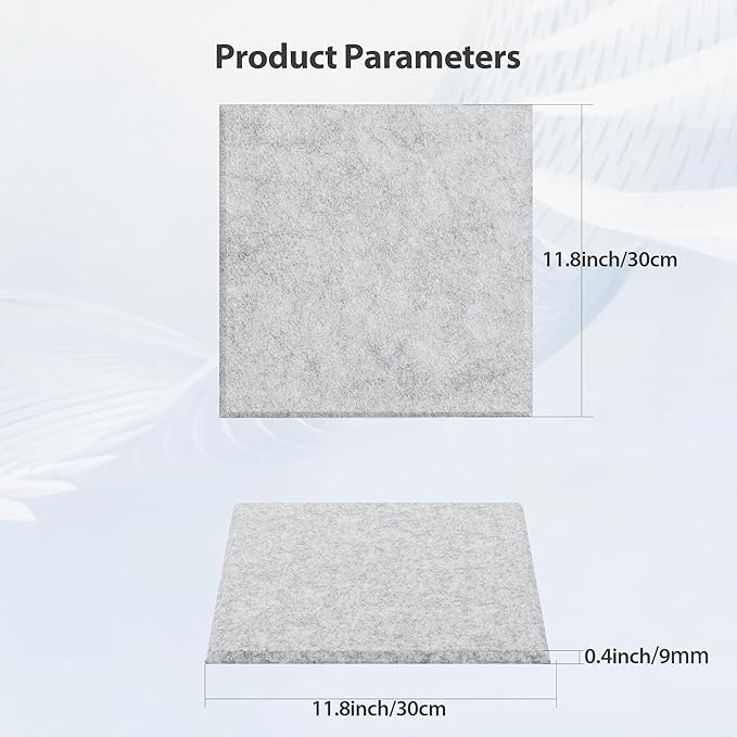 12 Pack Acoustic Panels Self Adhesive Sound Proof Foam, High Density Sound - Image 6