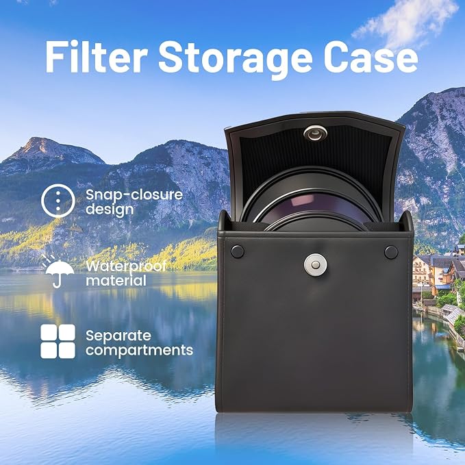 77mm UV-CPL-FLD Lens Filter Kit 3 Piece - Image 6