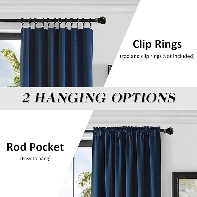 DONREN Patio Blackout Curtain Panels - Image 2