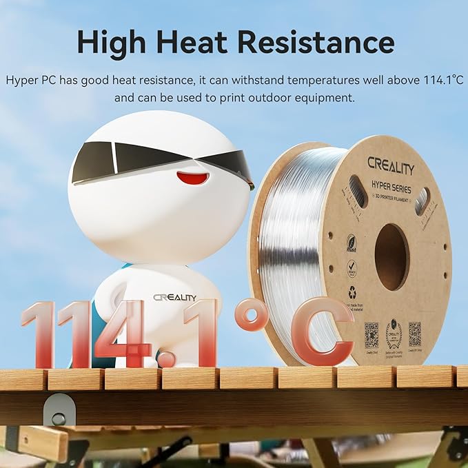 Creality Hyper PC Filament for 3D Printing, 3D Printer Filament - Image 4
