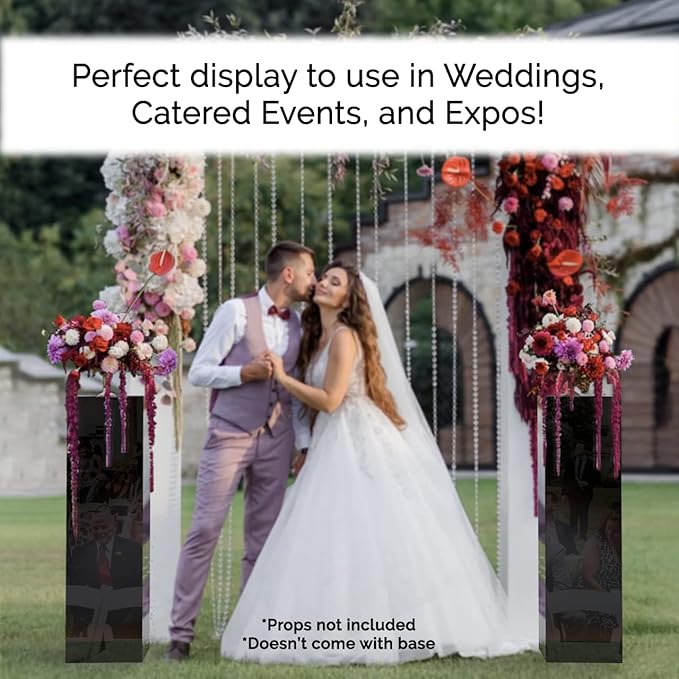 Acrylic Display Riser Box Pedestal No Lid Flower Tower Art Sculpture Tall - Image 3
