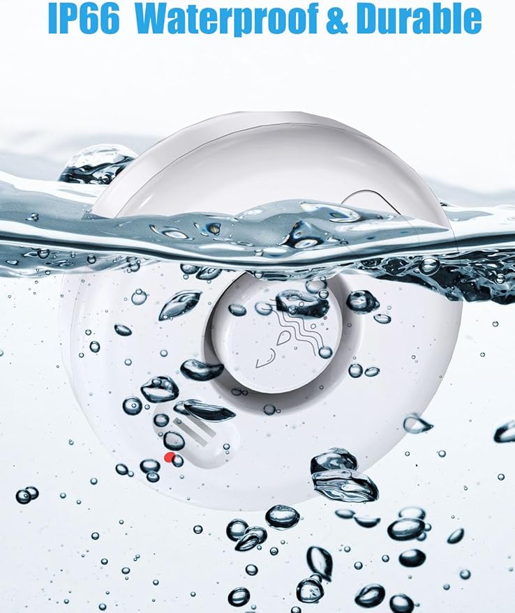 WD71 Water Leak Detector for WiFi Gateway/Hub, 120dB Adjustable Wireless Water - Image 5