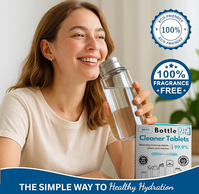 120 Pcs Water Bottle Cleaning Tablets, Bottle Cleaning Tablets - Image 2