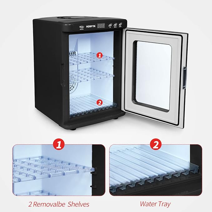 RYFT Incubators for Hatching Eggs, 25L Portable Reptile Scientific Lab Incubator - Image 3