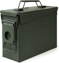 GUGULUZA Metal Ammo Can 30/50 Cal, Lockable Bullet Storage Case, Waterproof & by GUGULUZA