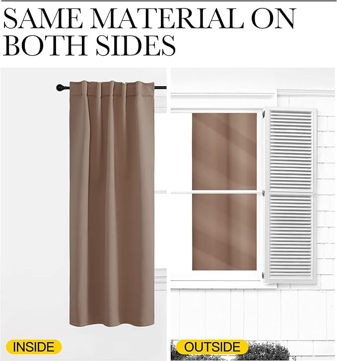 NICETOWN Blackout Curtain Panels Window Draperies - Image 6
