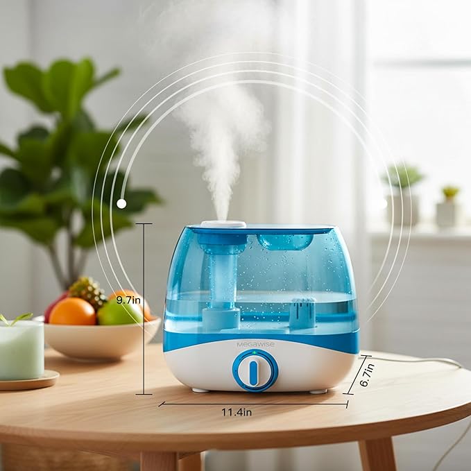 MegaWise Humidifiers for Bedroom Home, 5.0L Cool Mist Humidifier for Home Plant - Image 4