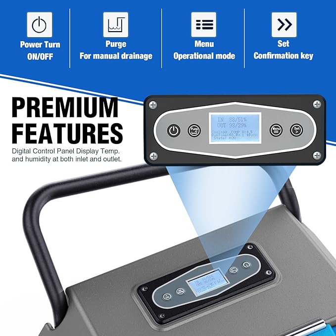 MOUNTO 180Pints LGR Industrial Dehumidifier - Image 6