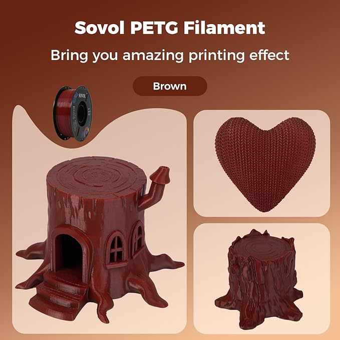 Sovol 3D Printer PETG Filament 1.75mm 1KG, High Precision, Strong Toughness - Image 3