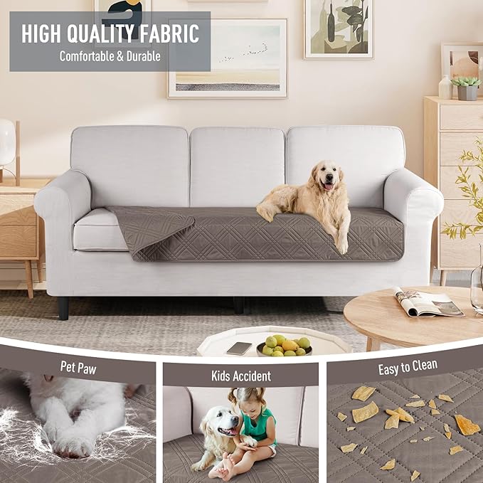 TAOCOCO 100% Waterproof Reversible Couch Seat Cover - Image 4