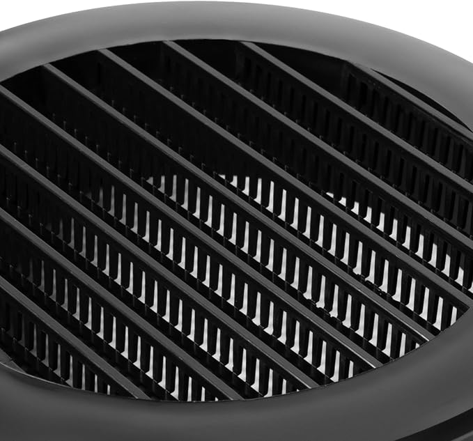 Repa Market 4 Inch Round Black Vent Cover/Plastic Air Vent Grille - Image 8