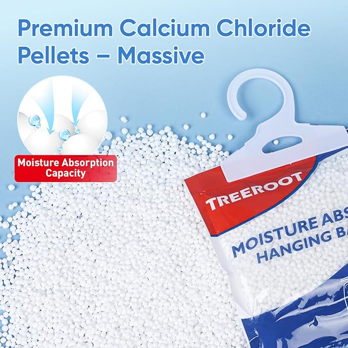 24 Pack Moisture Absorbers for Closet, 6.4OZ Hanging Closet Dehumidifier Bags - Image 7