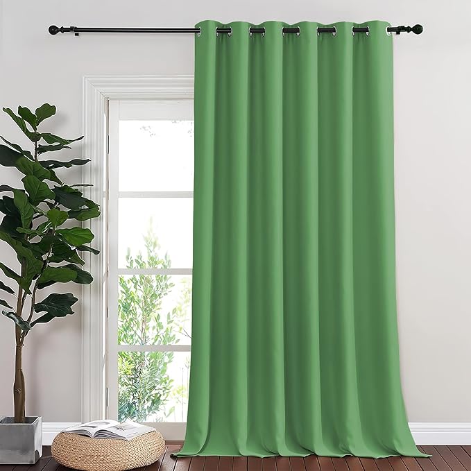 NICETOWN Blackout Sliding Glass Door Curtains, Room Darkening Thermal Insulated by NICETOWN