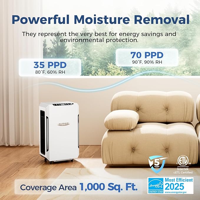ALORAIR Energy Star Most Efficient Commercial-Grade Dehumidifier - Image 3