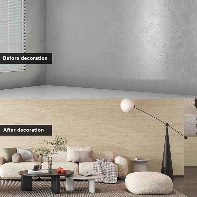 3D Wall Panels Peel and Stick – 15.7"x110" PVC Faux Travertine Texture - Image 3