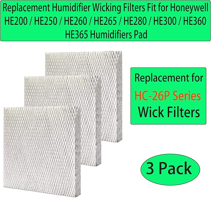 3 Pcs HC26P Replacement Wick Filters - Image 2