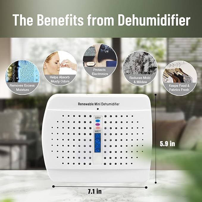 Small Dehumidifier, Moisture Absorber - Image 2