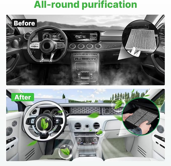 Engine+Cabin Air Filters Fit for Crosstrek 16-17, Forester 09-18, Impreza 08-16 - Image 5