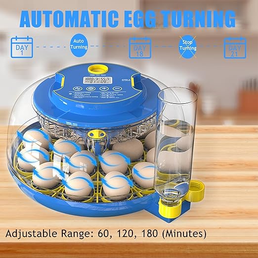 Incubators for Hatching Eggs, 18 Egg Incubator - Image 6
