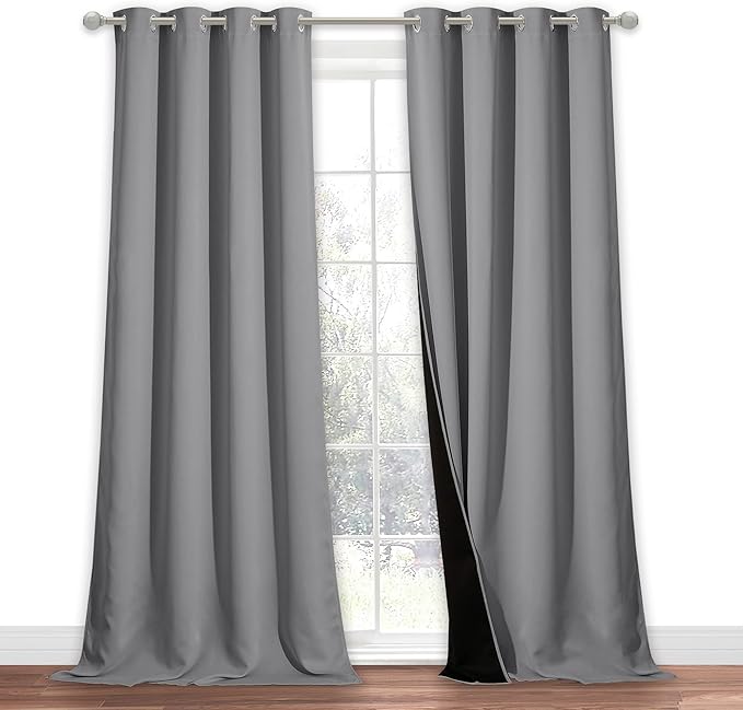 NICETOWN Total Shade Curtain and Draperies, Heavy-Duty Full Light Shading Drape - Image 2