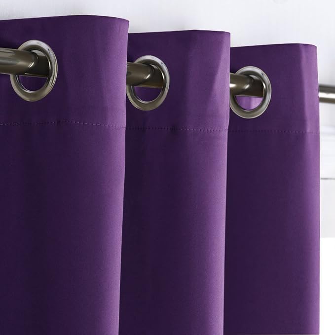 NICETOWN Blackout Room Darkening Window Curtain Triple Weave Home Decoration - Image 2
