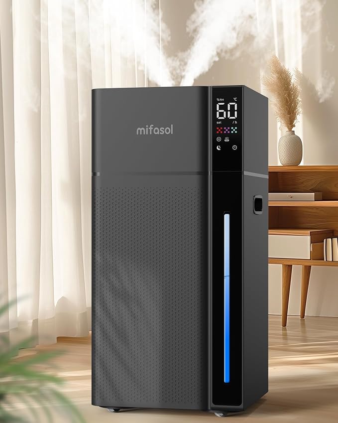 Mifasol Humidifier Large Room, 5.3Gal/20L Warm and Cool Mist Humidifiers by PureComfortPerfectHumidity