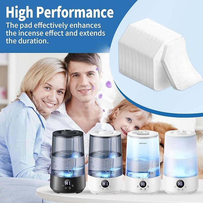 50 Pack Unscented Humidifier Aroma Pad, Humidifier Replacement Filters - Image 4