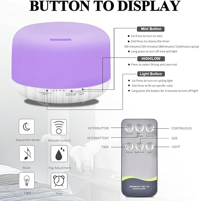Humidifiers for Bedroom Large Room Home Baby Kids Whole House Hotel Office Desk - Image 6