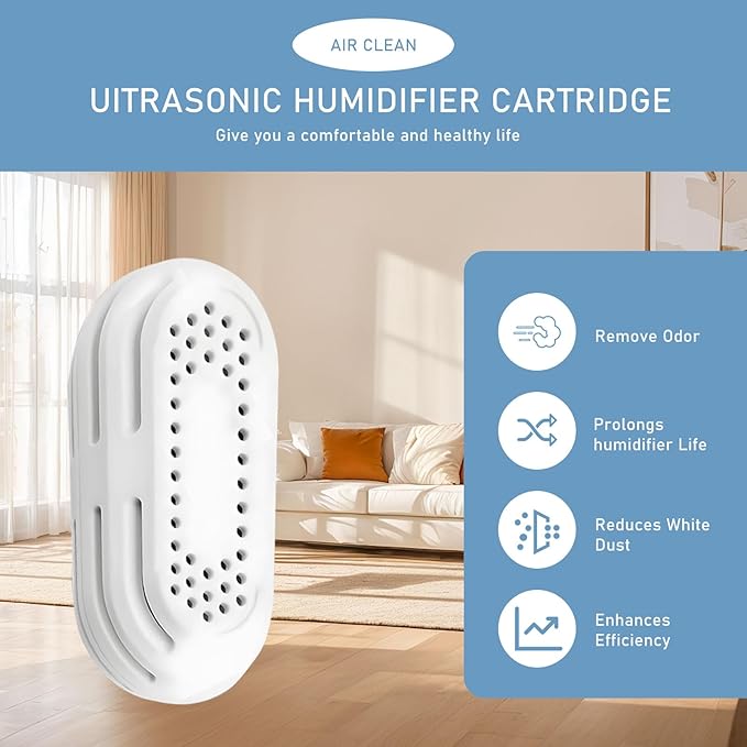 8-Pack Humidifier Water Softener Cleaning Demineralization Cartridge Compatible - Image 3