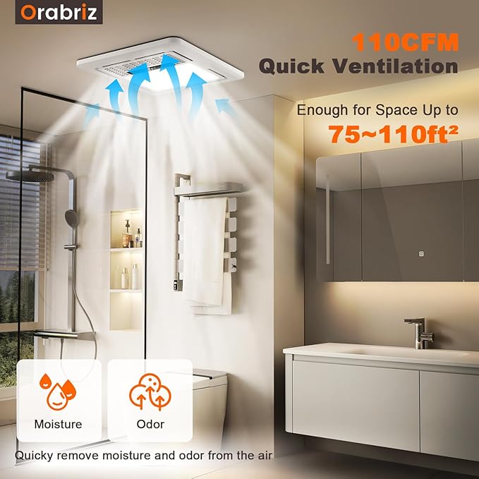 4-in-1 Bathroom Exhaust Fan - Image 4