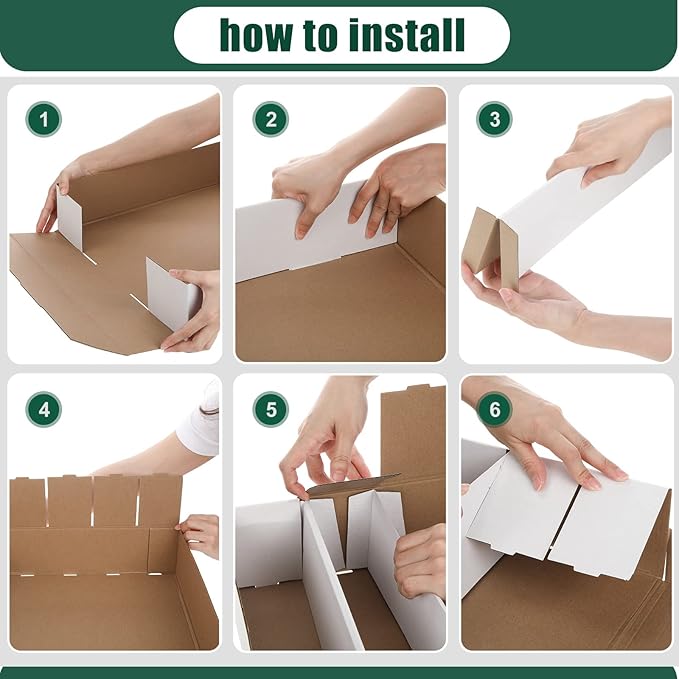 Yexiya 6 Pcs 5000 Count Card Storage Boxes - Image 3